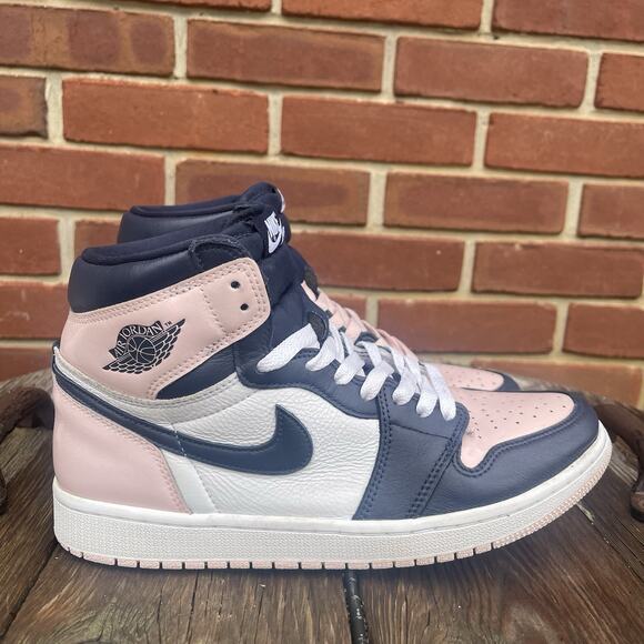 Air Jordan 1 Retro High OG Atmosphere Bubble Gum Womens 10.5 M 9 Nike Sneakers - Picture 2 of 12
